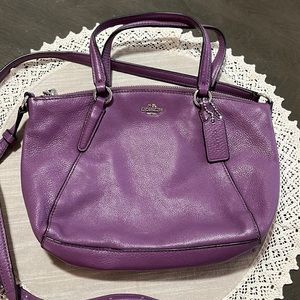 Coach small Kelsey satchel/crossbody.